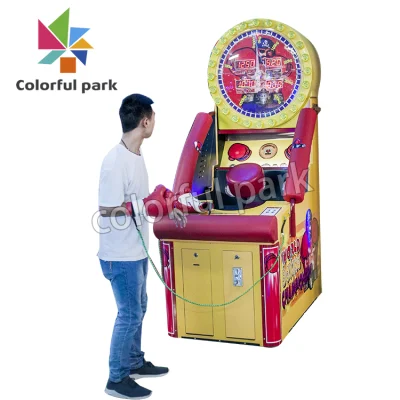 Parque colorido operado por moedas, jogo de boxe, equipamento de diversões interno para venda