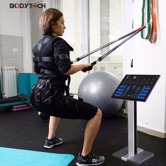 EMS Fitness Training Wear Jaqueta de treinamento EMS