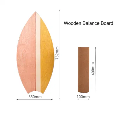 Placa de balanço de madeira para treinamento de skate, hóquei, snowboard e surf
